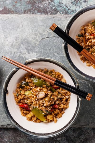 Rice Cooker mixed tomatoes