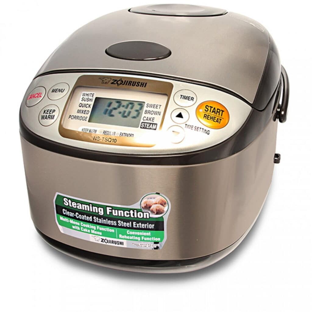 Rice cooker displays and countdowns - GreedyPanda Foodie Blog