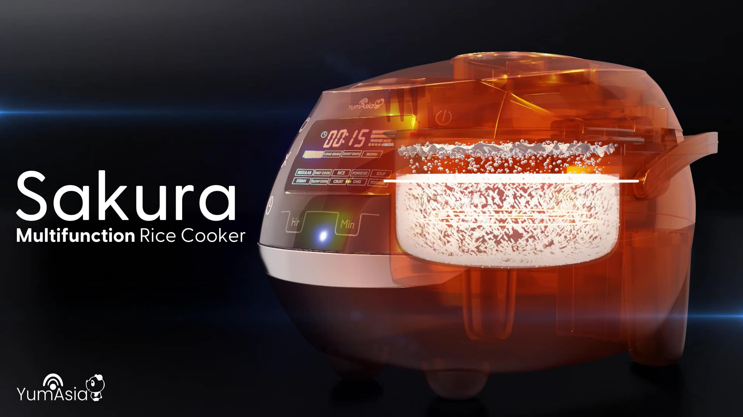 Sakura Advanced Fuzzy Logic Ceramic Rice Cooker - Yum Asia USA