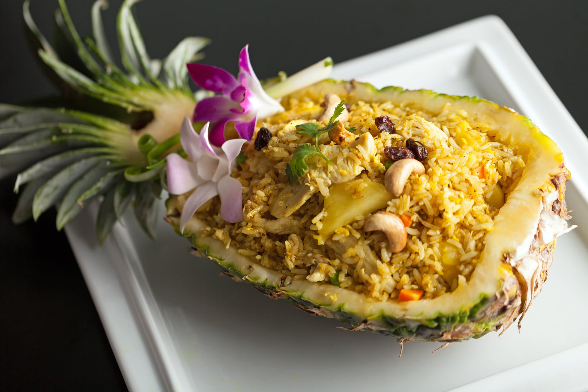 Thai pineapple fried rice - GreedyPanda Foodie Blog