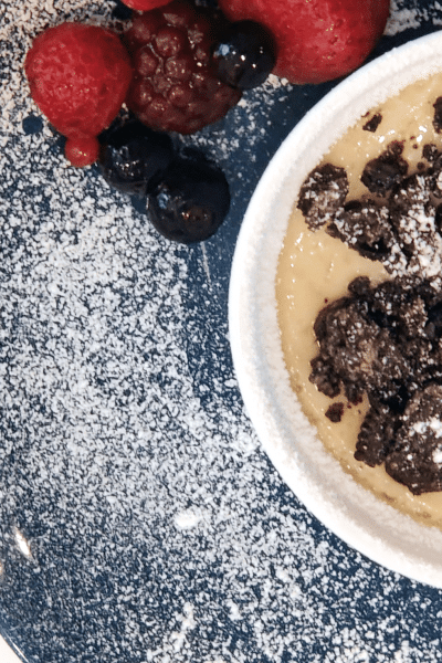 Steamed egg custard pudding