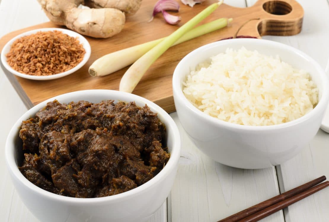 Beef Rendang With Jasmine Rice