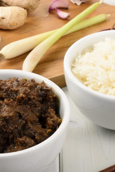 Beef Rendang With Jasmine Rice