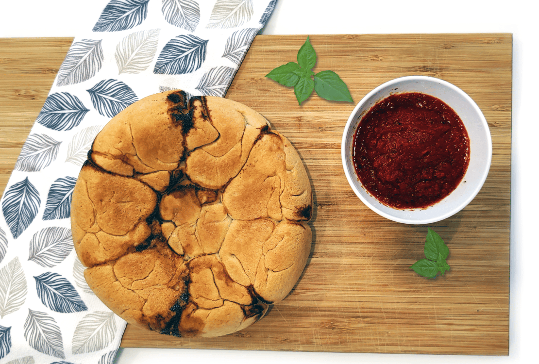 Tear N Share Pizza Bread In A Rice Cooker