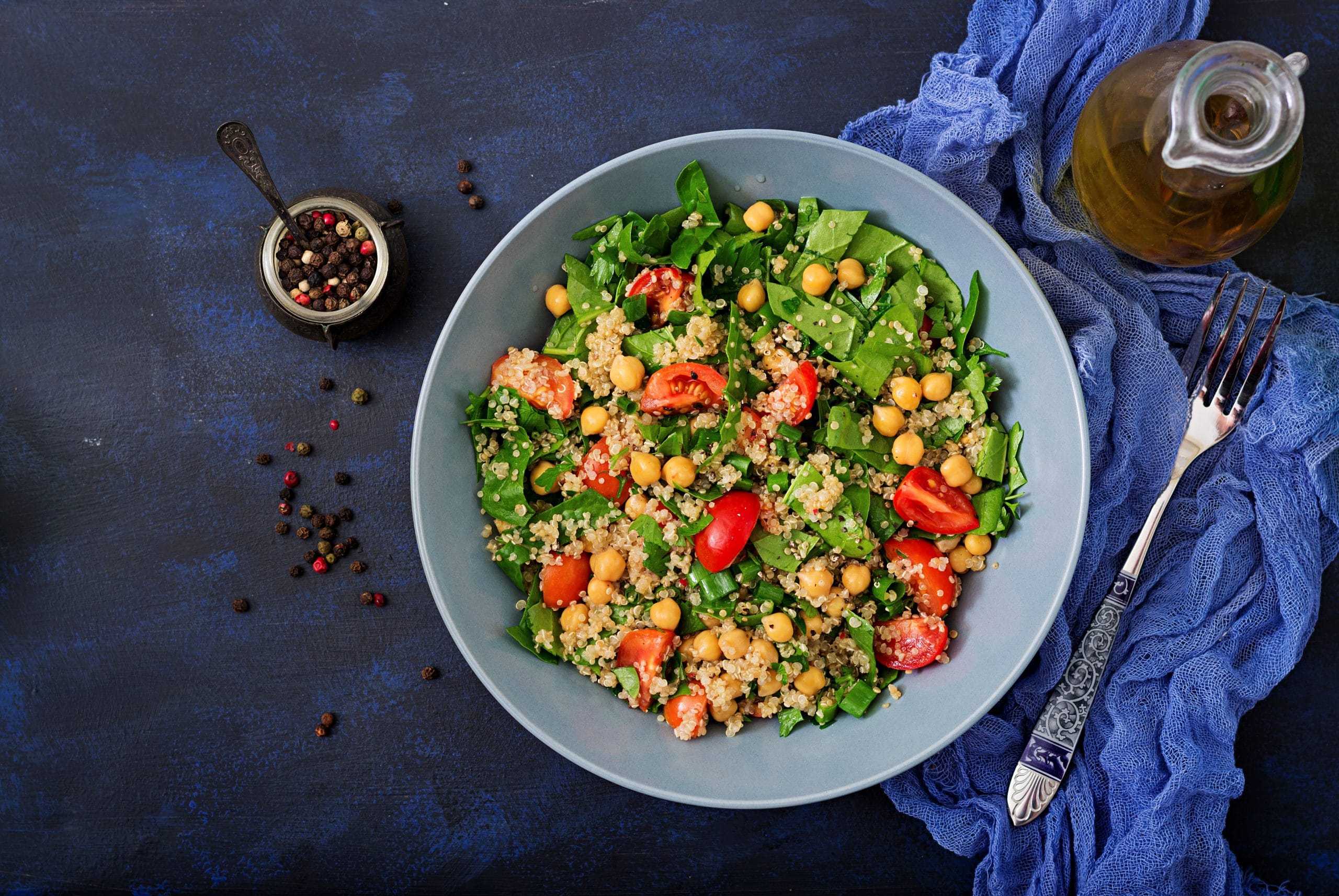 Mediterranean Quinoa Salad - GreedyPanda Foodie Blog