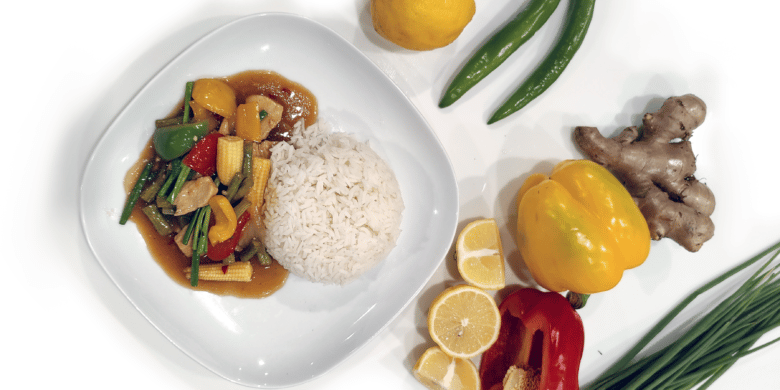 Lemon Chicken with Jasmine Rice