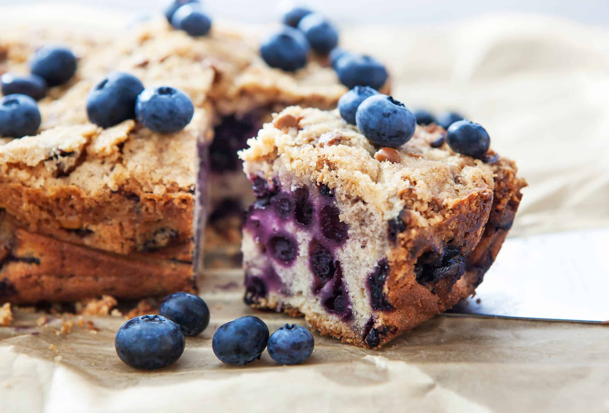 Blueberry Muffin Cake - Seasons and Suppers