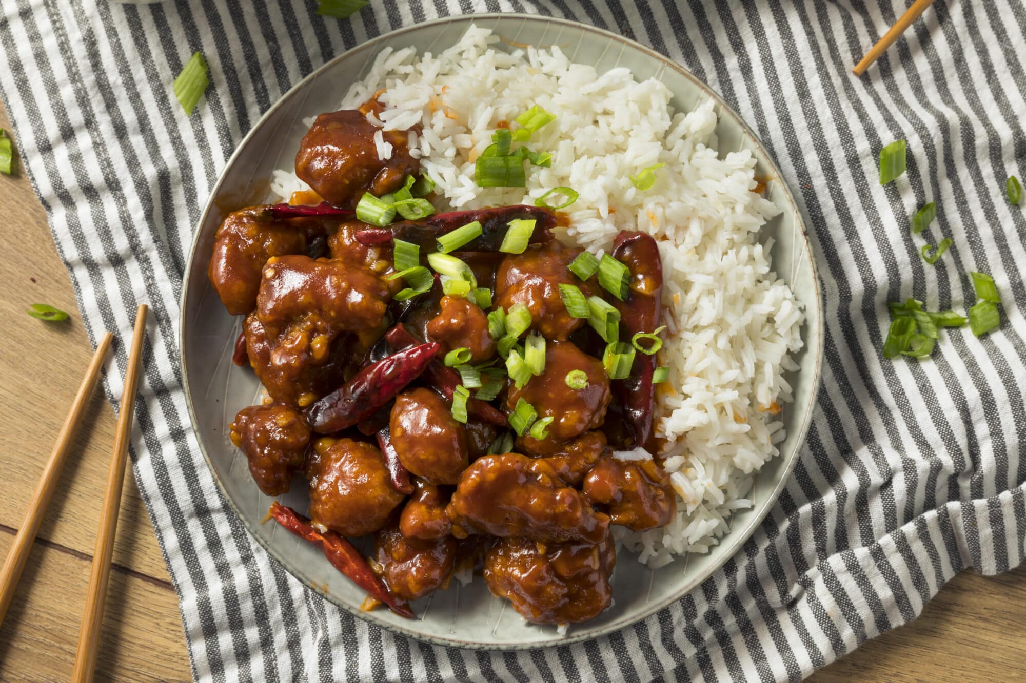 Homemade Chinese General Tsos Chicken