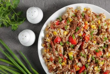 Pepper Lunch Beef and Corn with rice