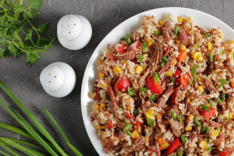 Pepper Lunch Beef and Corn with rice