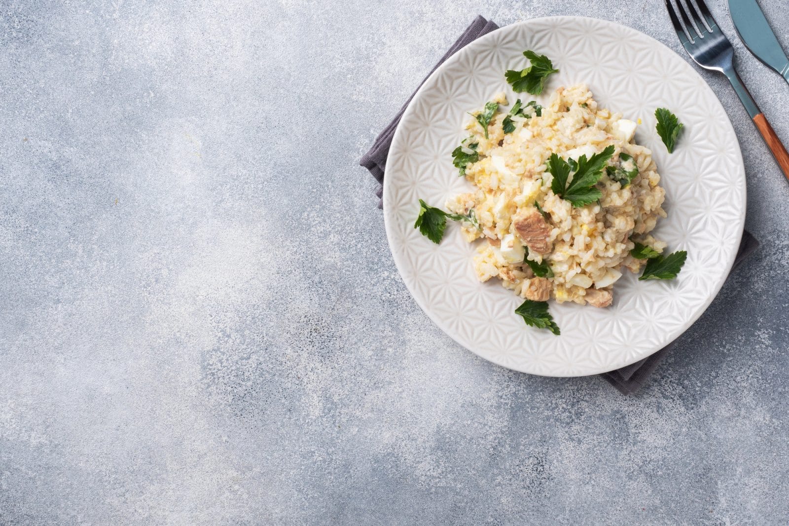 Salmon and egg rice in a Yum Asia rice cooker